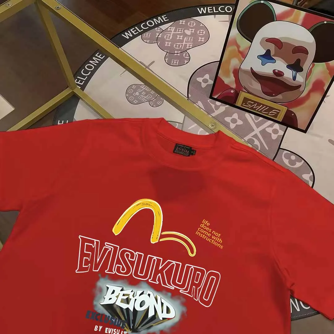 EVISU New Arrival LOGO T Size：S-XXL
